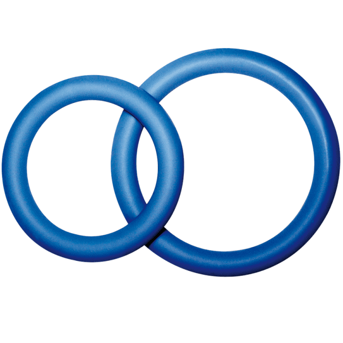 Anéis JoyDivision PotenzDuo Grandes Azuis
