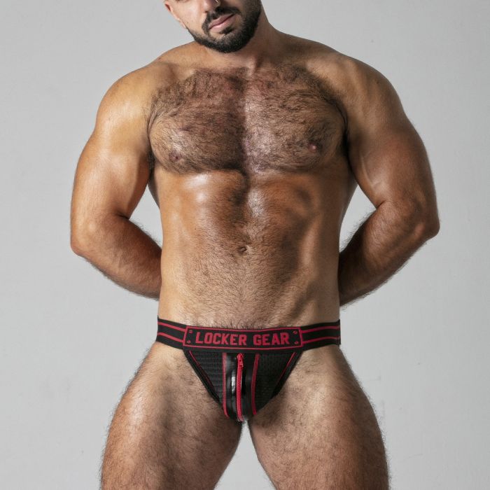 JockStrap Massive Rude Locker Gear Vermelho Frente