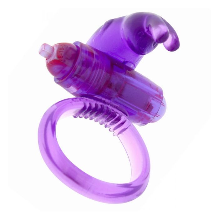 Anel Coelho Vibratório Roxo
