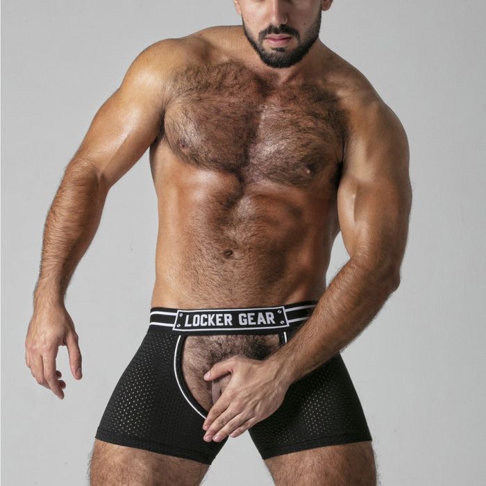 Perneiras Watch It Hard Locker Gear Brancas Frente