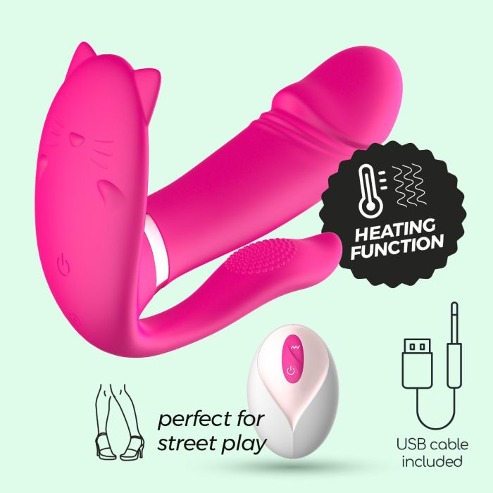 Estimulador C/ Controlo Remoto Fritz Crushious Rosa