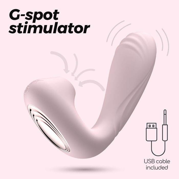 Estimulador Recarregável Pookie Crushious Rosa C/ Controlo Remoto