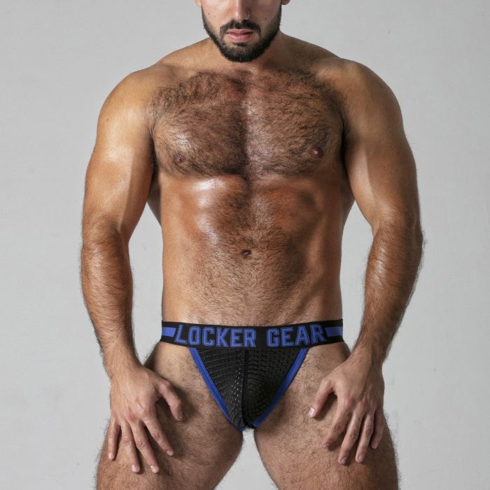 JockStrap Push It Locker Gear Azul Frente