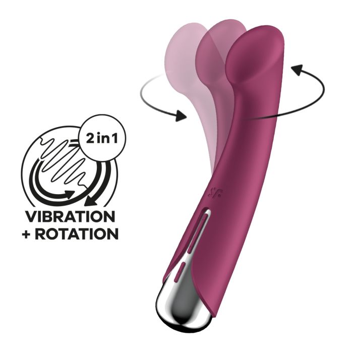 Vibrador Recarregável Satisfyer Spinning G-Spot 1 Vermelho