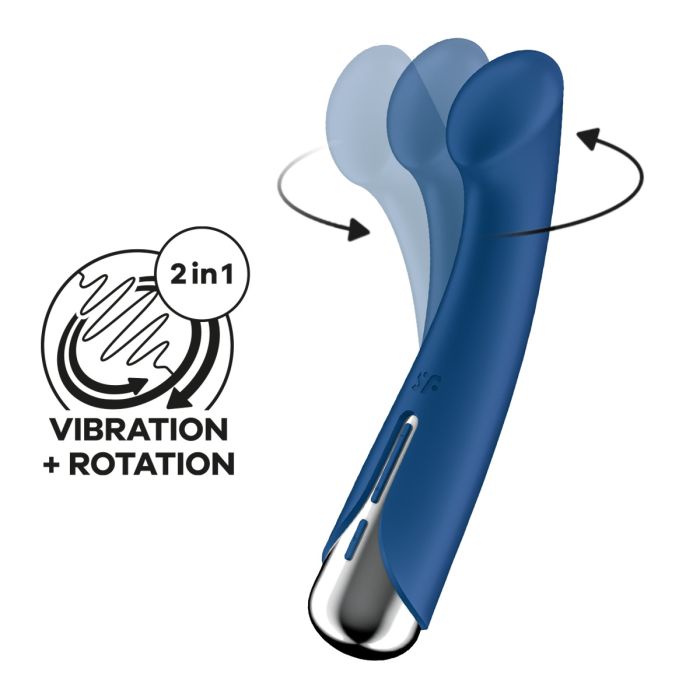 Vibrador Recarregável Satisfyer Spinning G-Spot 1 Azul