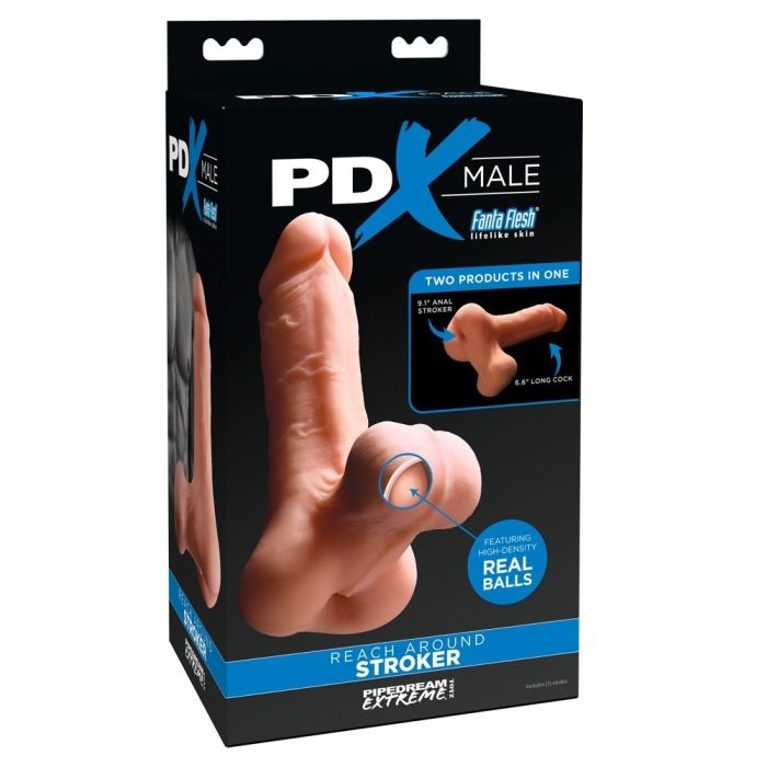 Masturbador PDX Male 2 em 1 Reach Around Stroker Caixa