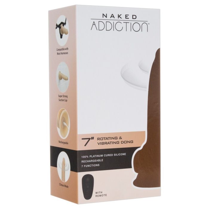 Vibrador Realístico Telecomandado Naked Addiction Rotating & Vibrating Dong 7