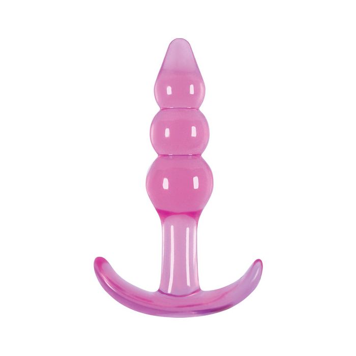 Plug Anal Jelly Rancher Ripple T-Plug Rosa