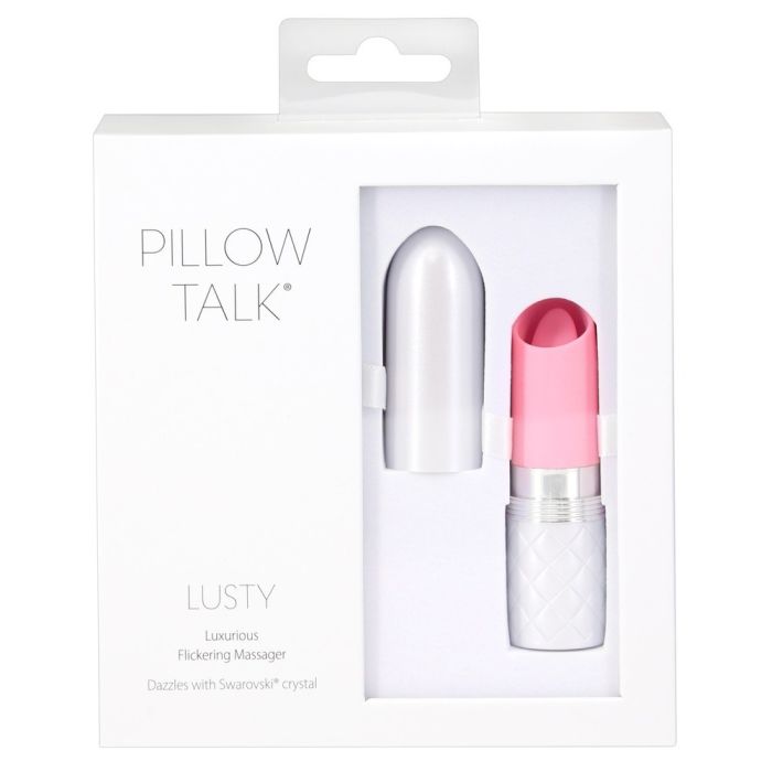 Mini Vibrador Recarregável Pillow Talk Lusty Rosa Caixa