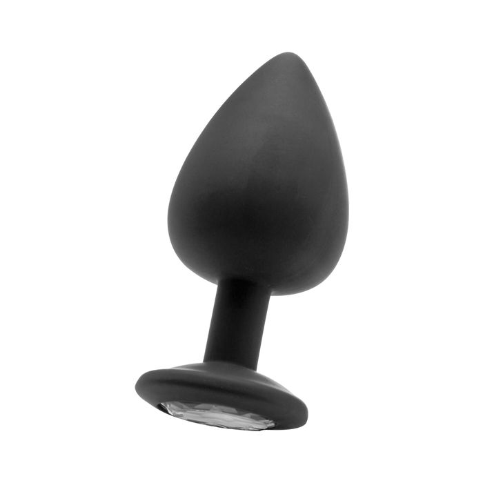 Plug Anal Diamond Butt Plug Extra Grande Preto