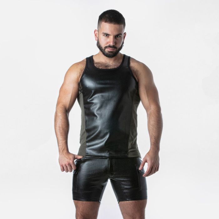 Top Rub It Tanktop Locker Gear Caqui Frente
