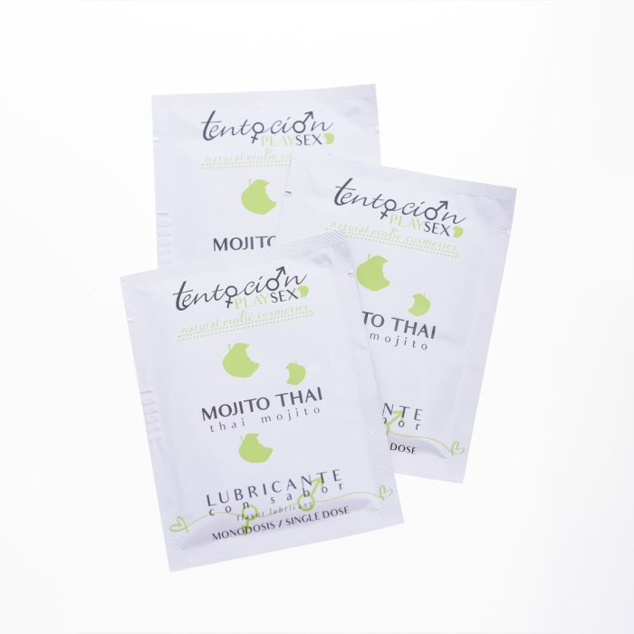 Lubrificante Monodoses à Base de Água Tentación Play Sex Mokito Thai (20 X 5 ml)