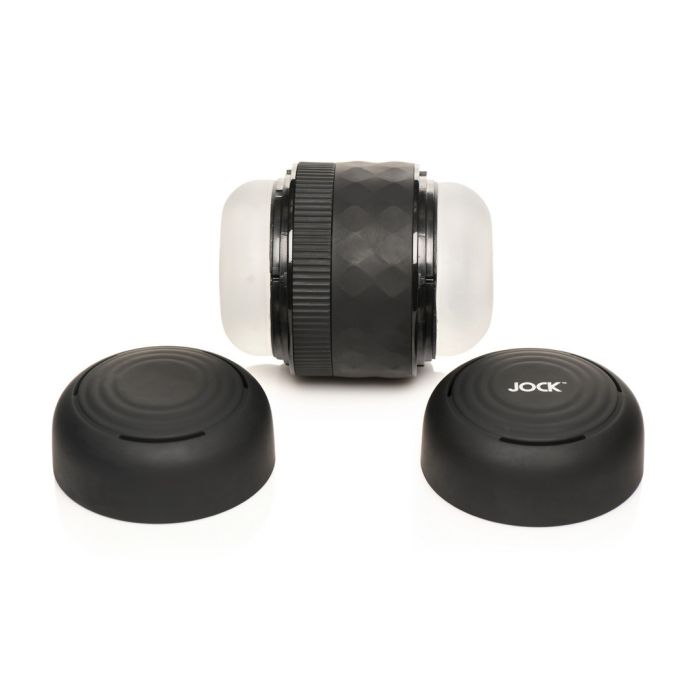 Masturbador Duplo C/ Pressão Curved Toys Preto