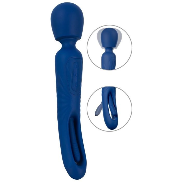 Varinha Massajadora Recarregável Sweet Smile 2 in 1 Wand with Flicking Tongue