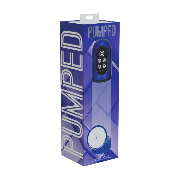 Bomba de Vácuo & Masturbador Automática Pumped Engage Azul Caixa