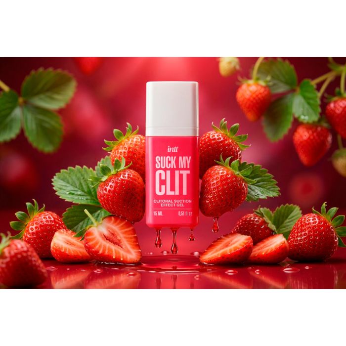 Gel Estimulante Clitóris Intt Suck My Clit Morango Silvestre (15 ml)