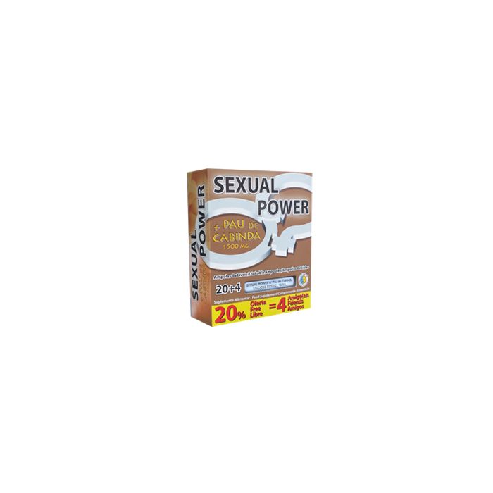 Ampolas Sexual Power + Pau de Cabinda (Unisexo) (20 + 4 Un)