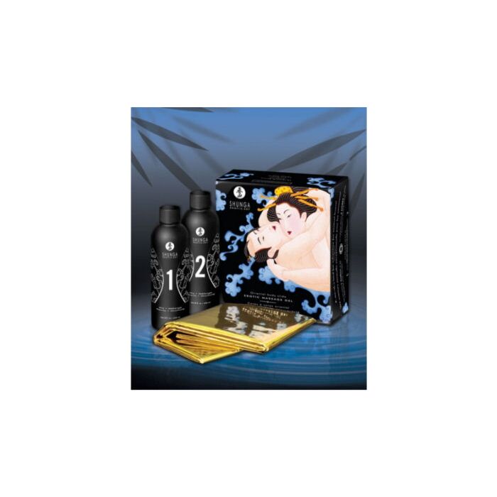 Kit Óleos de Massagem Shunga Frutos Exóticos