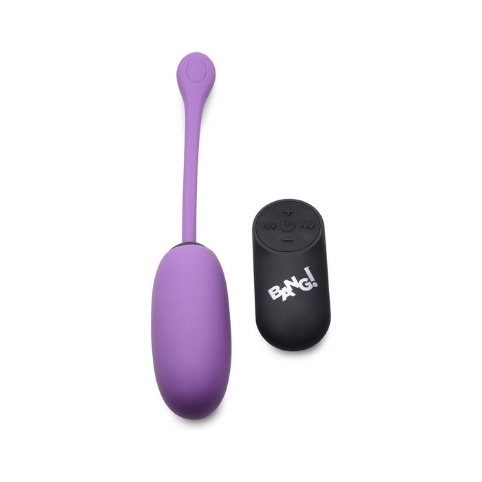 Ovo Vibratório Bang! Plush Egg 28X Roxo