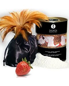 Pó Corporal Shunga Sweet Snow Champanhe & Morango (228 g)
