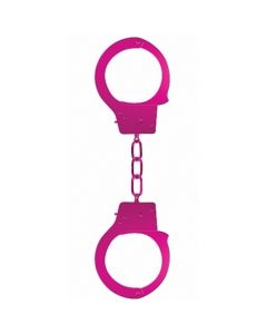 Algemas em Metal Beginner's Hancuffs Rosa