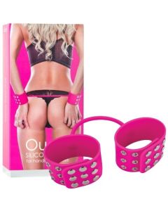 Algemas de Silicone Cuffs Rosa Conjuno