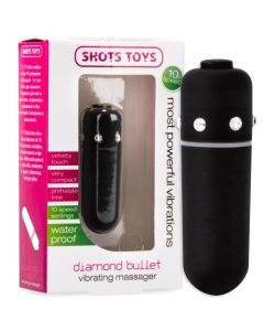Bala Vibratória Diamond Bullet Preta