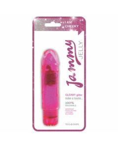 Vibrador Jammy Jelly Gleamy Glitter Embalagem