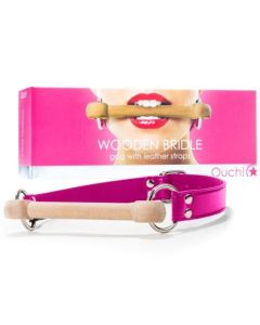 Mordaça Wooden Bridle Rosa
