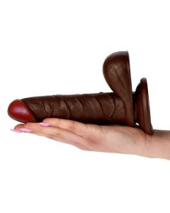 Dildo Real Rapture Earth Flavour 6.5'' Negro