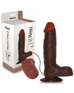 Vibrador Real Rapture Earth Flavour 7,5'' Negro