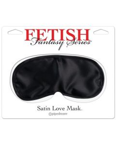 Venda Satin Love Mask Fetish Fantasy Series Preta