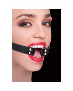 Mordaça Ouch! Ring Gag Preta