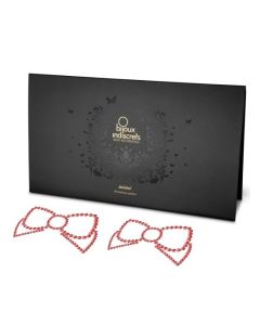 Cobertura Mamilos Mimi Bow Bijoux Indiscrets Vermelhos Conjunto