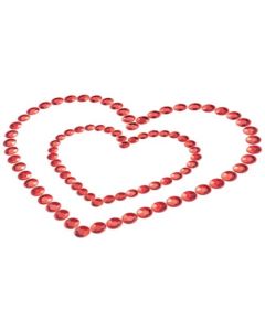 Cobertura Mamilos Mimi Heart Bijoux Indiscrets Vermelhos 1