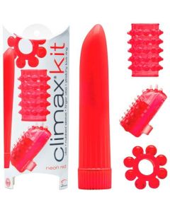 Kit Climax Vermelho Néon
