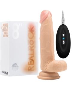 Vibrador Realístico C/ Testículos Real Rock 8