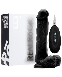 Vibrador Realístico C/ Testículos Real Rock 9