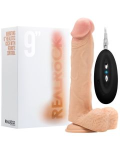 Vibrador Realístico C/ Testículos Real Rock 9