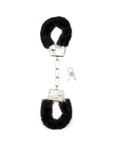 Algemas C/ Peluche Furry Handcuffs Pretas