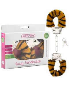 Algemas C/ Peluche Furry Handcuffs Tigre Conjunto