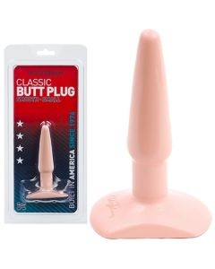 Plug Anal Doc Johnson Classic Butt Plug Flesh Small Conjunto