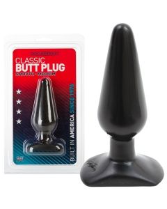 Plug Anal Doc Johnson Classic Butt Plug Preto Medium Conjunto
