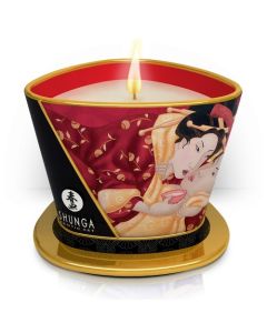 Vela de Massagem Shunga Romance Champanhe e Morango (170 ml)