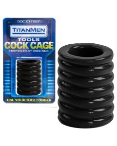 Anel Cock Cage TitanMen Conjunto