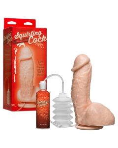 Dildo Realístico C/ Ejaculação The Amazing Squirting Realistic Cock Conjunto