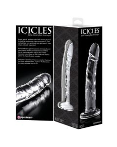 Dildo Vidro Icicles Nº62 Caixa 1
