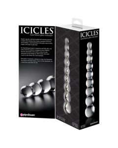 Dildo Vidro Icicles Nº02 Caixa 1
