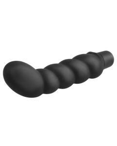 Plug Vibratório Ribbed P-Spot Vibe Anal Fantasy