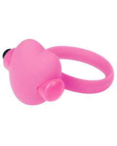Anel Vibratório Heart Beat Rosa